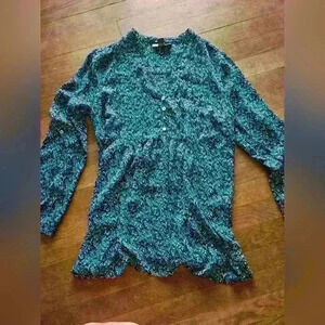 A Pea in the Pod Women's Long Sleeved Floral Maternity Blouse